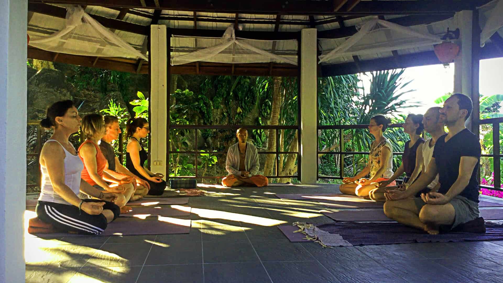 Cours de Yoga Sivananda au Mans. Yoga Sivananda en ligne. Yoga traditionnel authentique. Retraite et stage de Yoga. Méditation Vipassana. Méditation rythmo-phosphénique. Alimentation saine et vibratoire. Cours de cuisine yoguique. Yoga de la Forêt Le Mans.